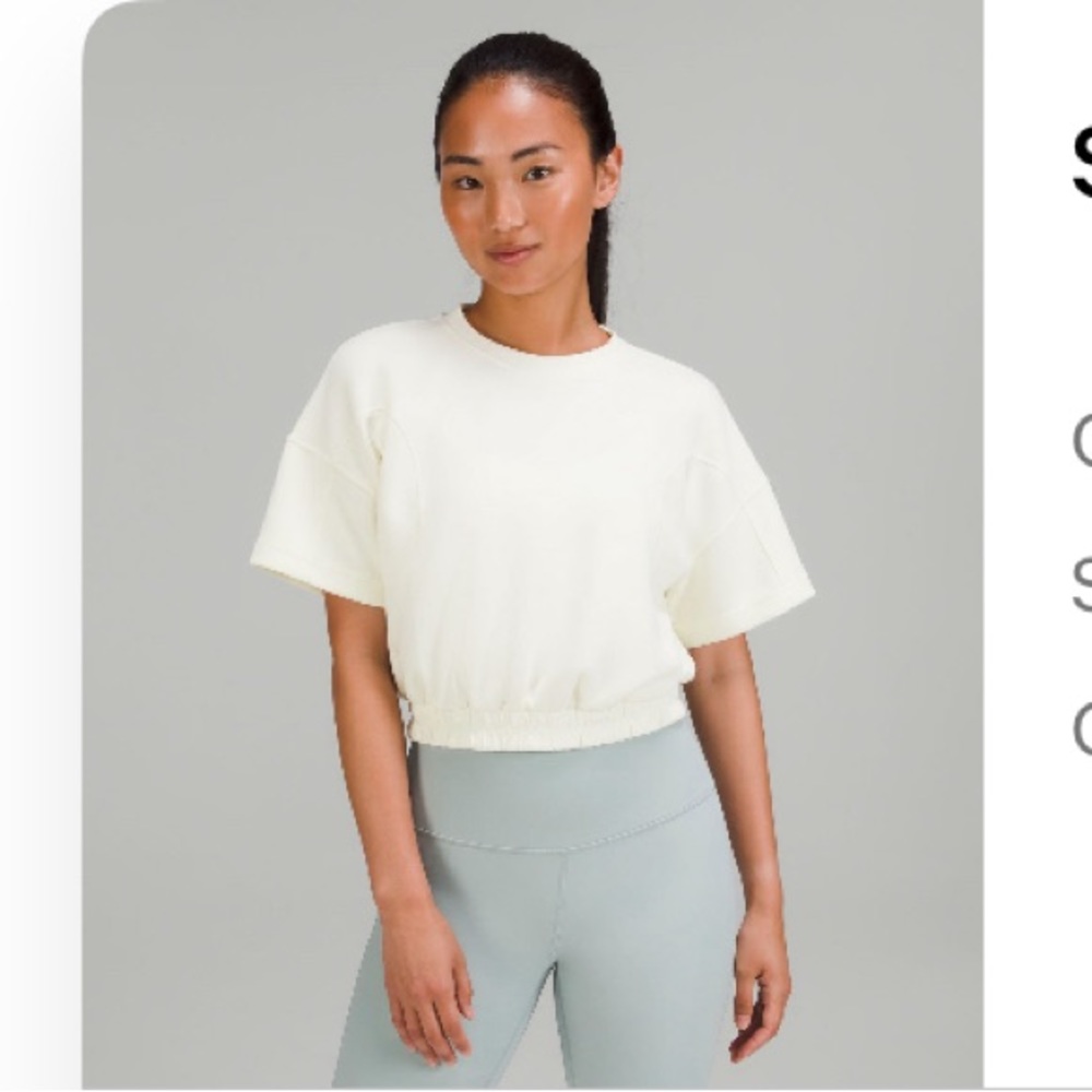 Lululemon softstreme gathered top